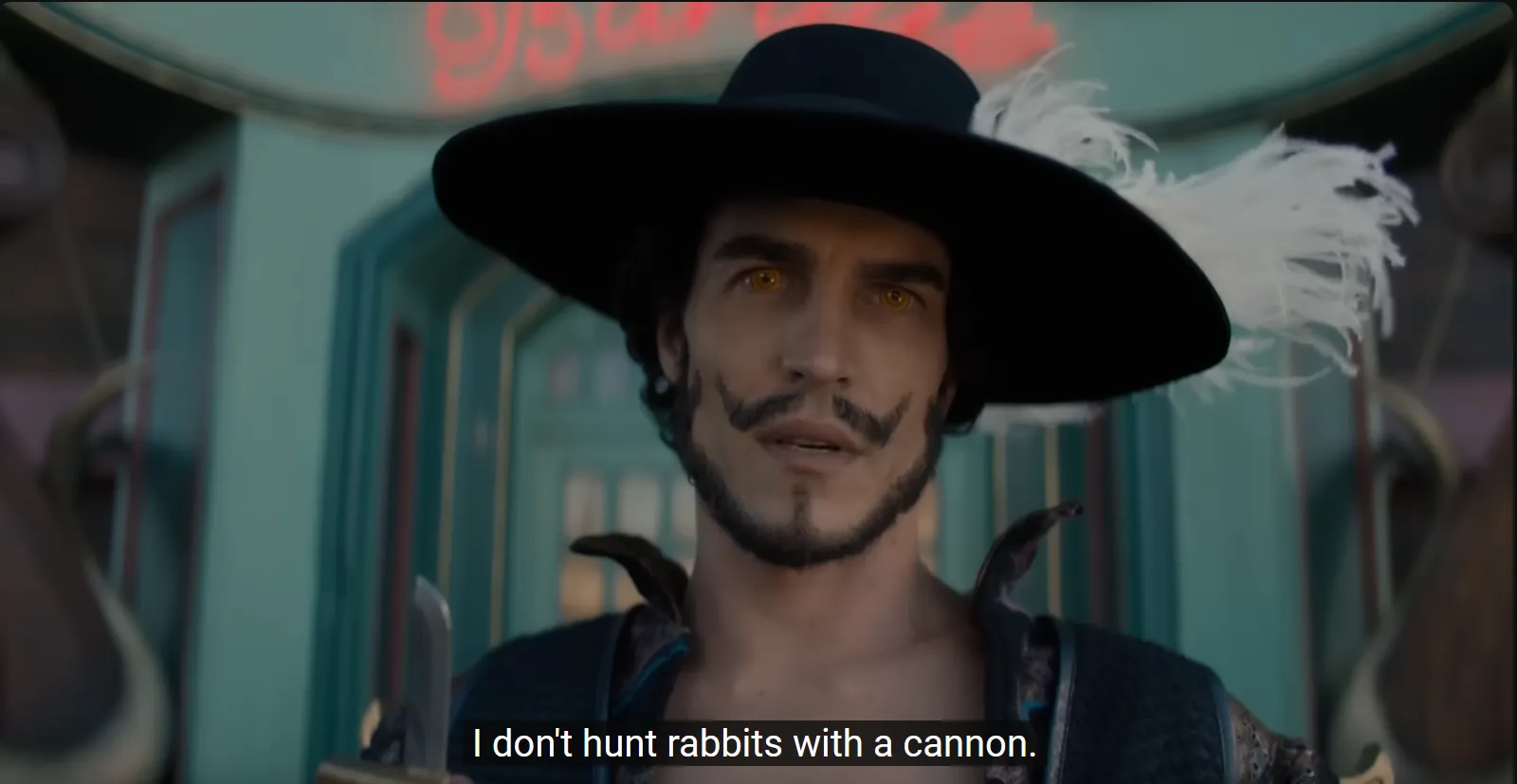 I don't hunt rabbits with a cannon - Mihawk from One Piece